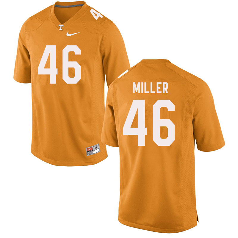Men #46 Cameron Miller Tennessee Volunteers College Football Jerseys Sale-Orange - Click Image to Close